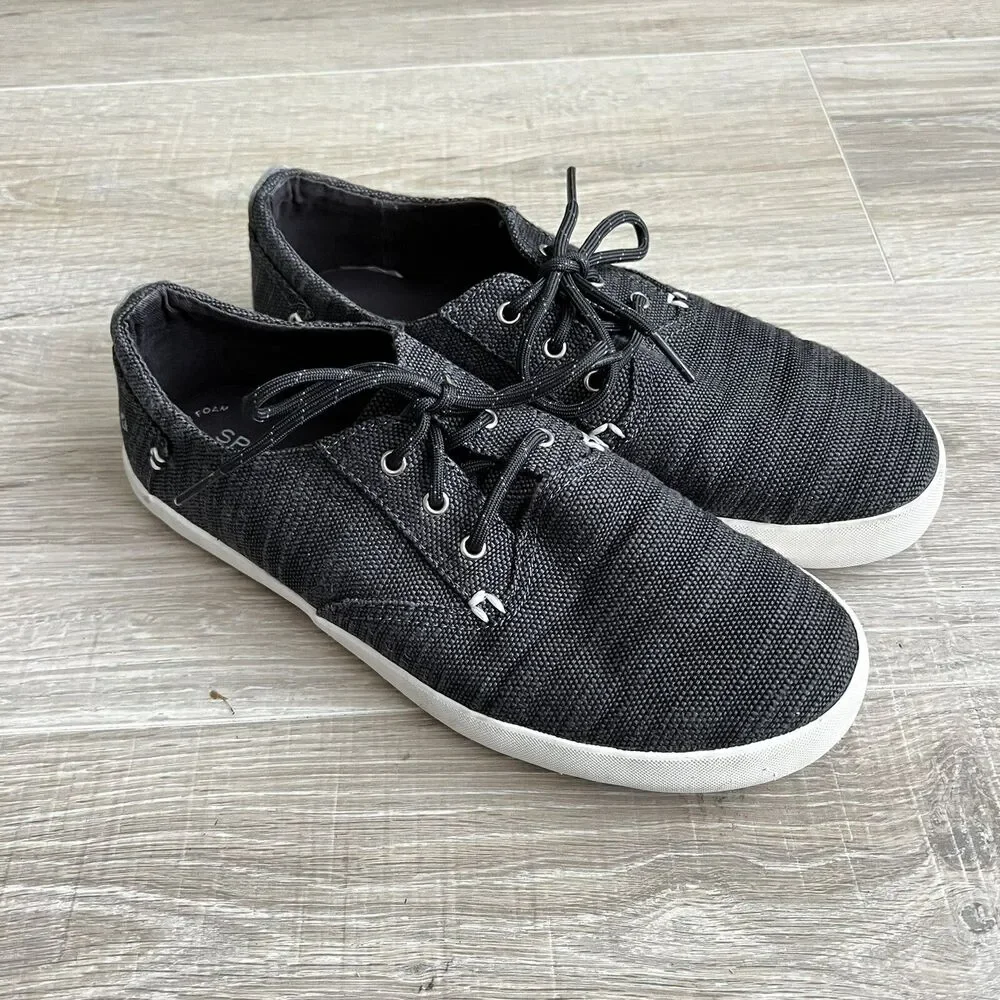 Sperry Top Sider Womens Bodie SCK261798 Gray Canvas Sneaker Shoes 7 M